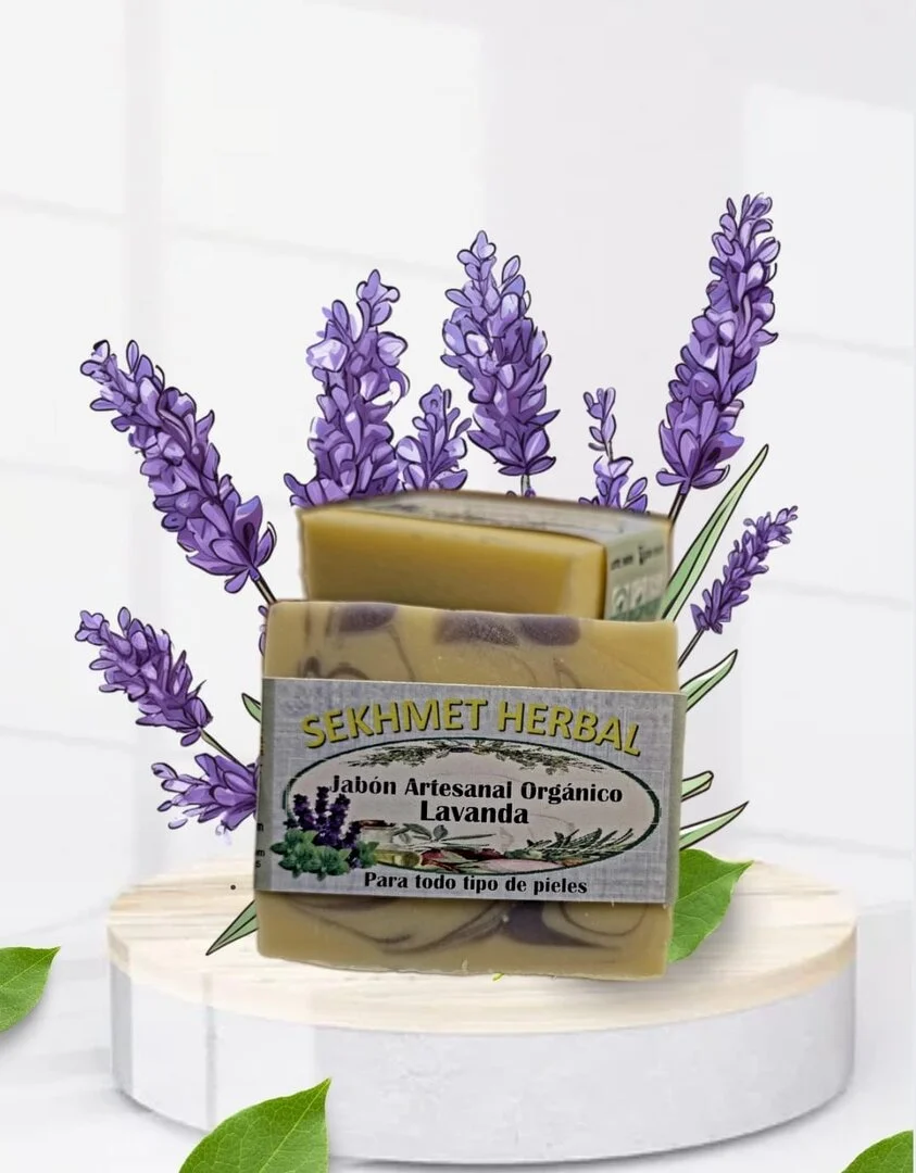 JABON ARTESANO ORGANICO DE LAVANDA